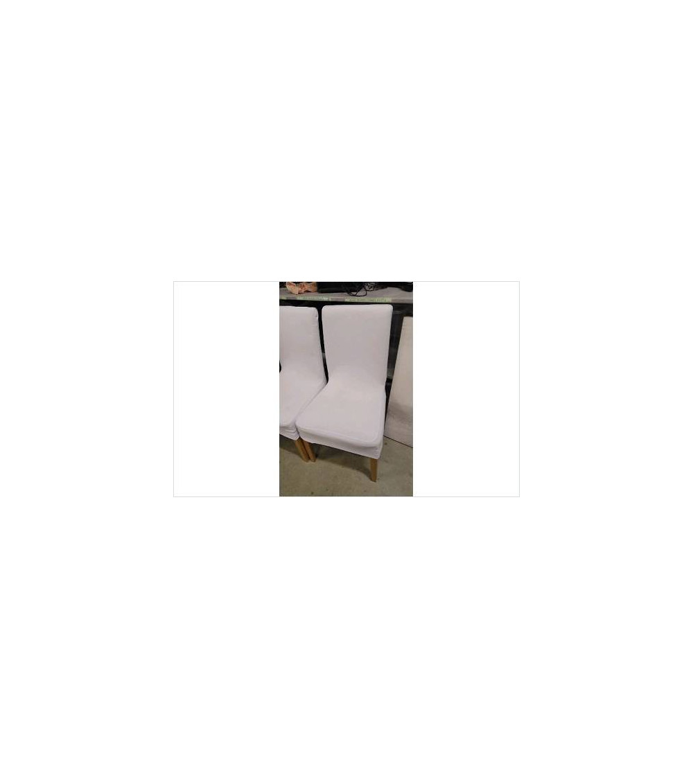 CHAISE TISSU PIED BOIS