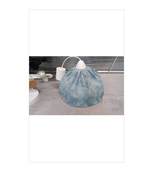 SUSPENSION TISSU BLEU