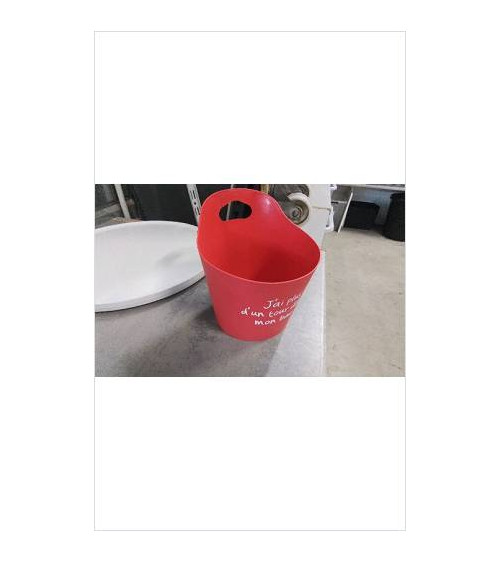RANGEMENT ROUGE PLASTIQUE 