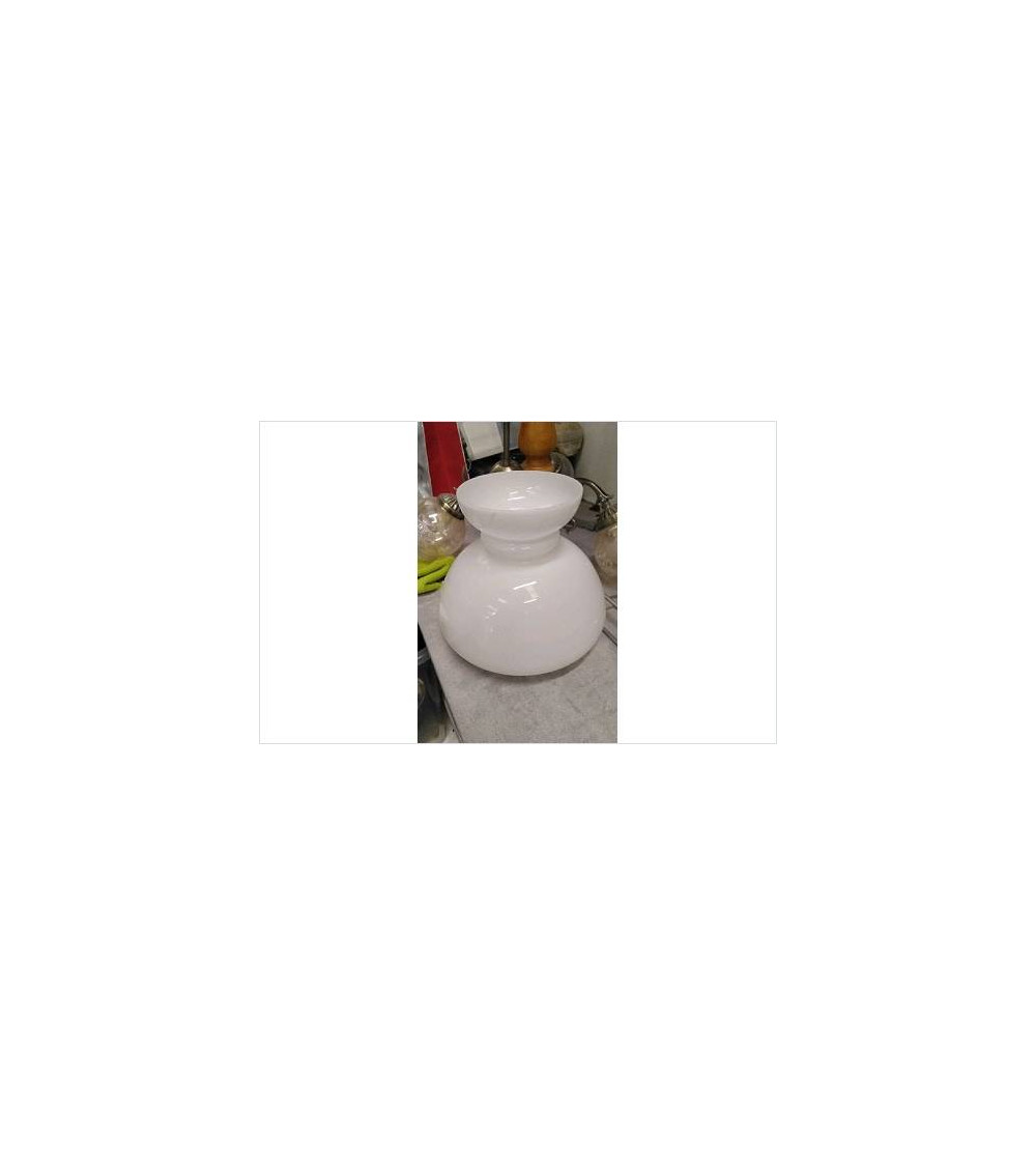 VERRE DE LAMPE OPALINE 