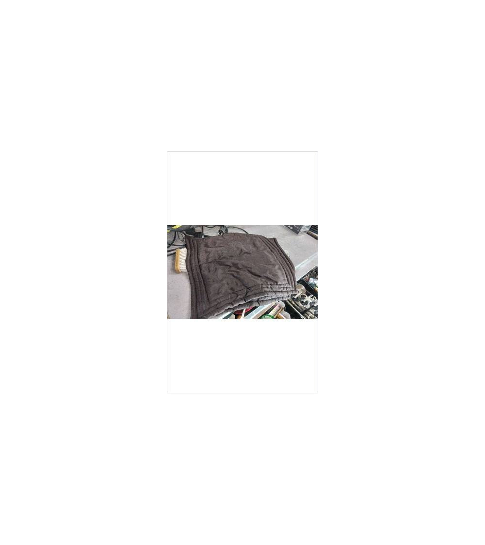 HOUSSES DE COUSSIN MARRON X2