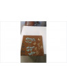 TOILE VELOURS MARRON 