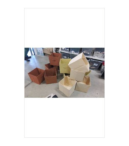 CUBE DE RANGEMENT TISSU 