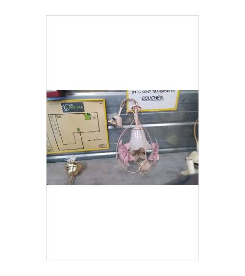 SUSPENSION METAL ROSE