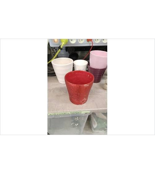 POT ROUGE PAILLETÉ 