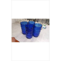 VERRES BLEUS X4 