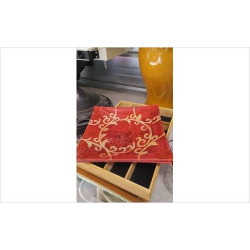 ASSIETTE ROUGE X2