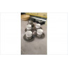 TASSES X4 + SUCRIER ETAIN 
