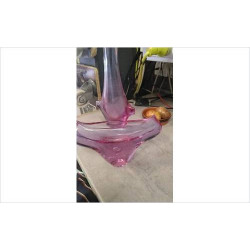 VASE COUPE ROSE ANNEES 60-70 