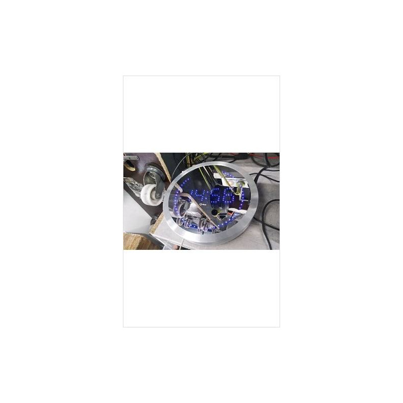 HORLOGE MURALE LED