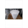 CACHE POT METAL BLANC 