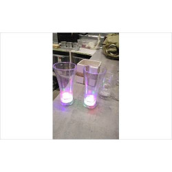 VERRE PLASTIQUE LUMINEUX 