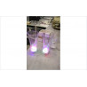 VERRE PLASTIQUE LUMINEUX 