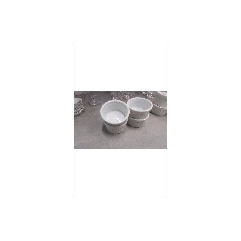 MINI RAMEQUINS BLANCS X4