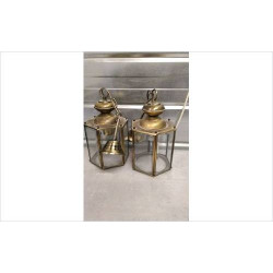 LUSTRE LAITON VERRE BISEAUTE 