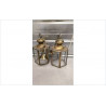 LUSTRE LAITON VERRE BISEAUTE 