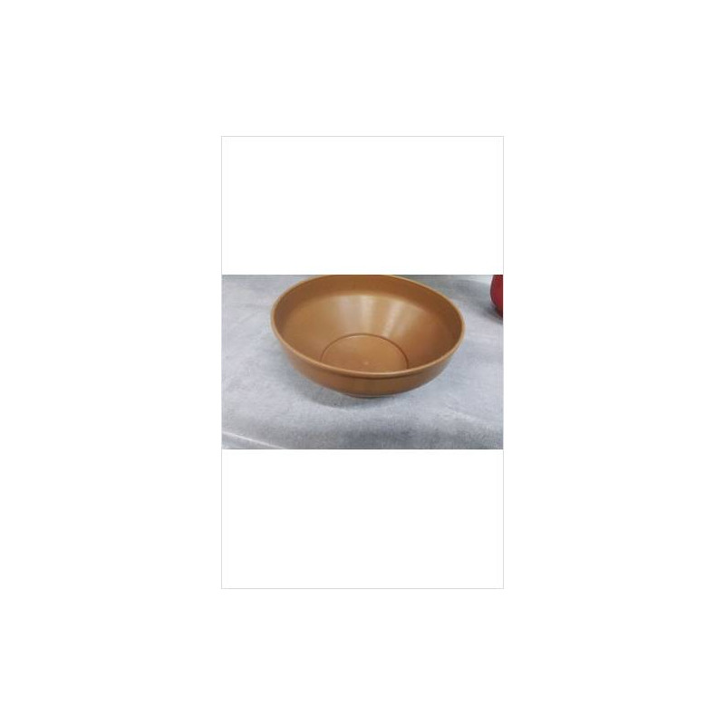 SALADIER PLASTIQUE MARRON