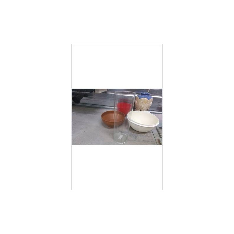 VASE VERRE CYLINDRIQUE 
