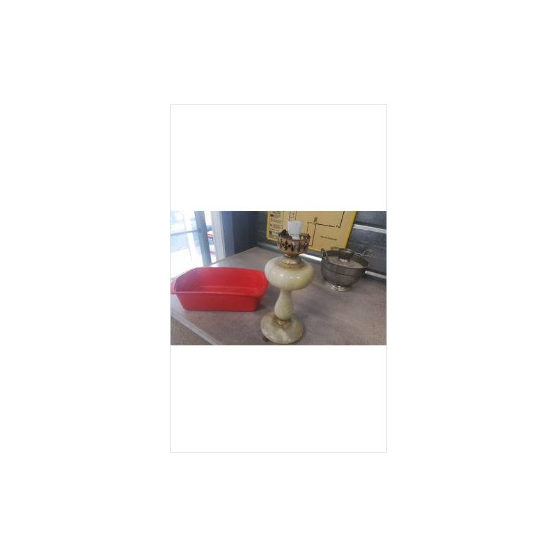 PIED DE LAMPE ONYX ( SANS CABLE) 