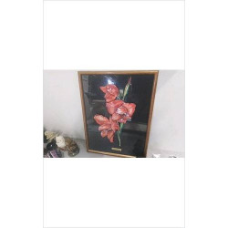 CADRE FLEURS PAPIER 