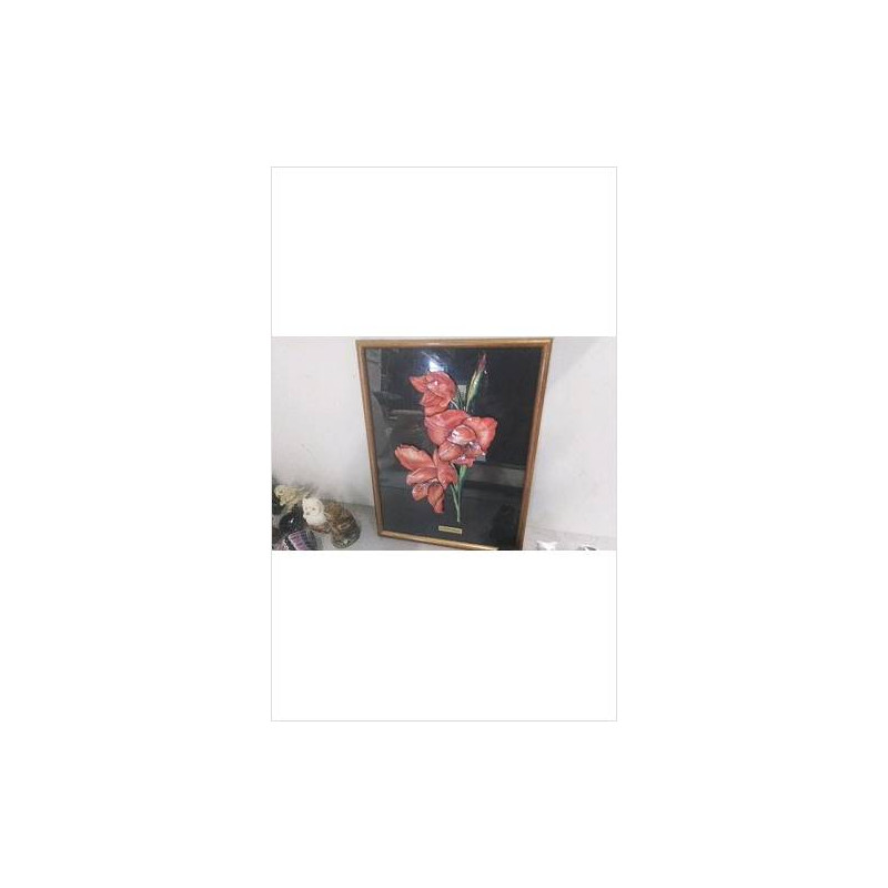 CADRE FLEURS PAPIER 