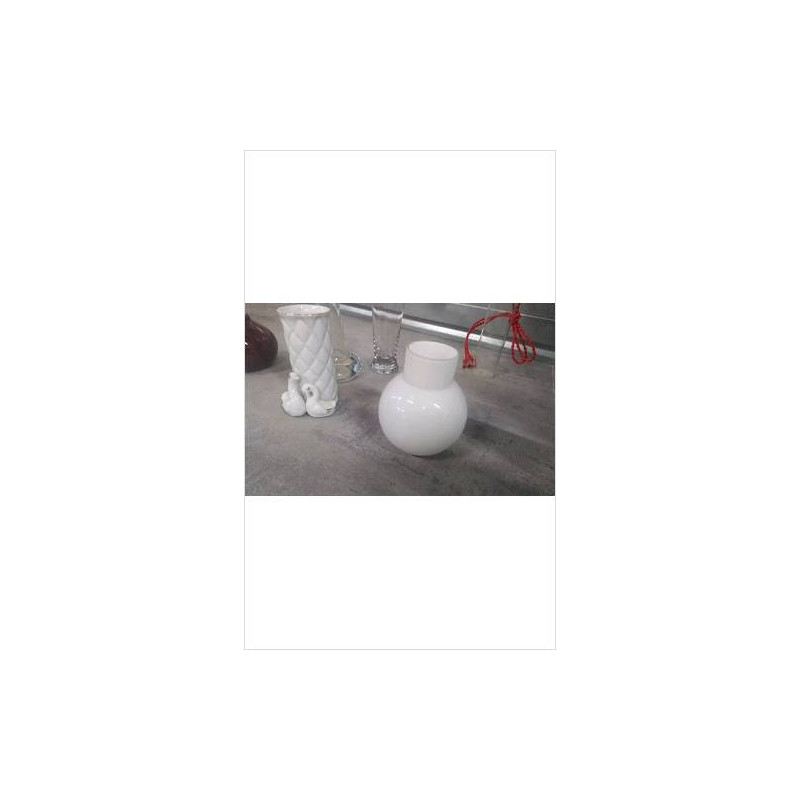 VERRE DE LAMPE OPALINE
