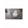 VERRE DE LAMPE OPALINE