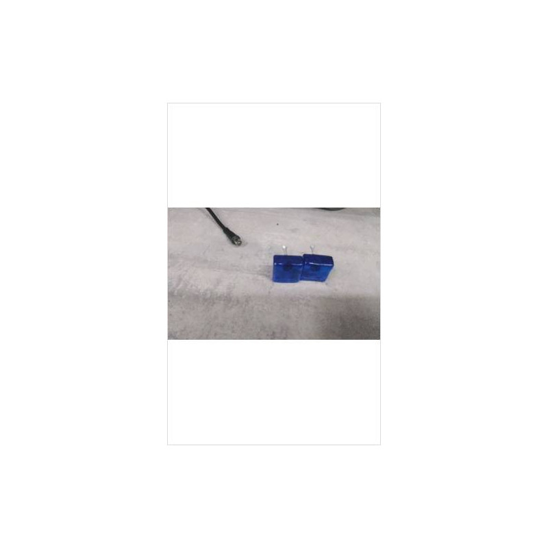 POIGNEES DE TIROIRS PLASTIQUE BLEUES X2 