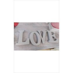 LETTRES BOIS LOVE 