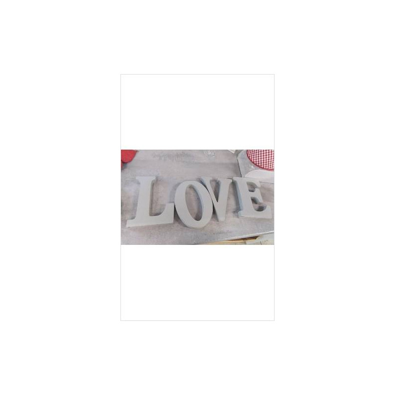 LETTRES BOIS LOVE 