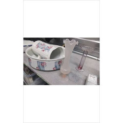 VASE OPALINE ROSE 