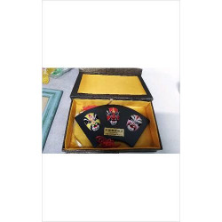 DECO MASQUES CHINOIS PEINTS 