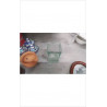 VASE VERRE CARREE