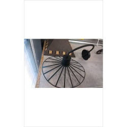 SUSPENSION METAL NOIRE