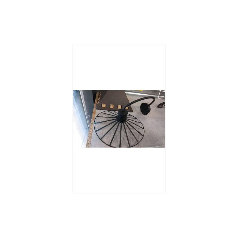 SUSPENSION METAL NOIRE