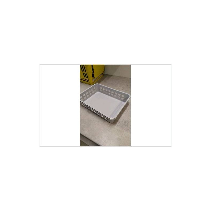 CORBEILLE PLASTIQUE GRISE 