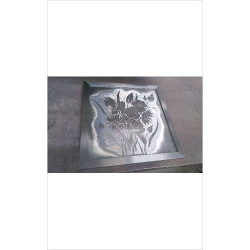 CADRE DECO METAL FLEURS 