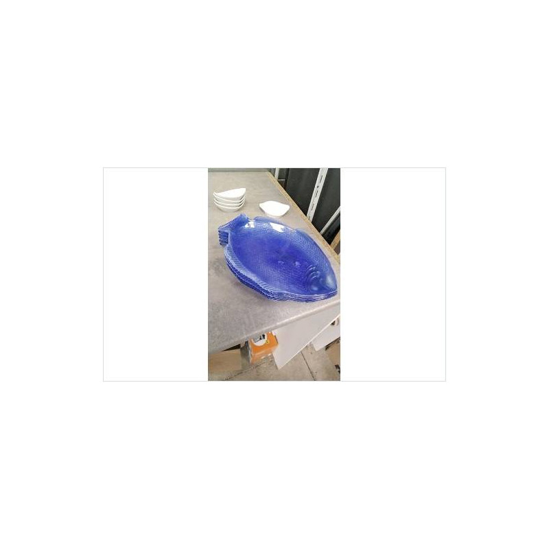 ASSIETTES POISSON PLASTIQUE 
