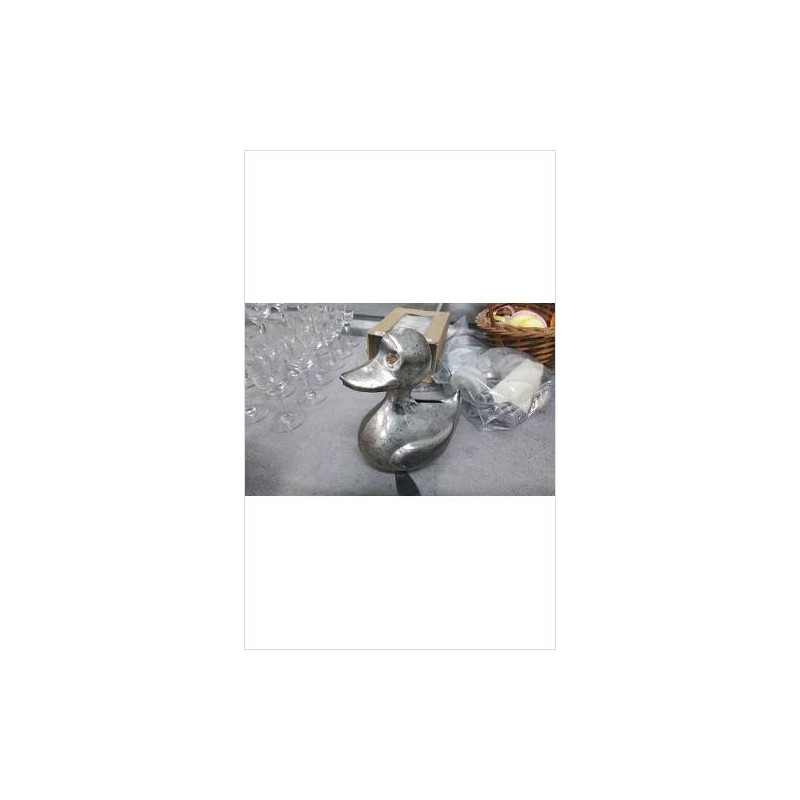TIRELIRE METAL CANARD 