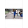 VASE BLEU DORE 