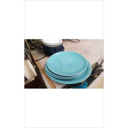 ASSIETTE BLEUE CIEL LE LOT