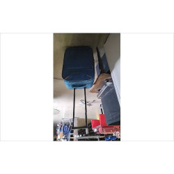 VALISE TISSU BLEUE