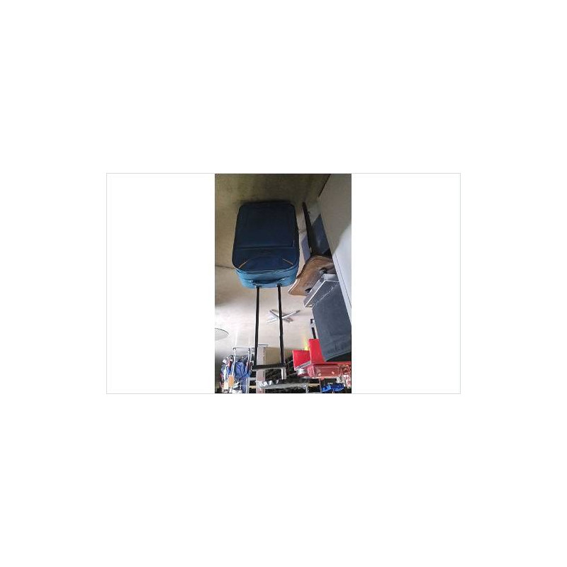 VALISE TISSU BLEUE