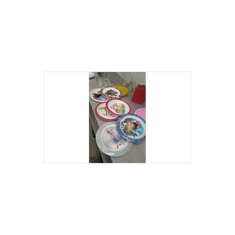 ASSIETTES PLASTIQUES ENFANT LE LOT 