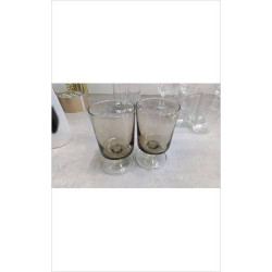 VERRES MARRON X2