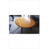 TABLE PIN RONDE + 1 RALLONGE