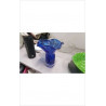 VASE VERRE BLEU 