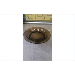 PLAT CREUX VERRE FUME 