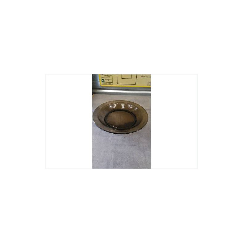 PLAT CREUX VERRE FUME 