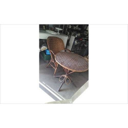 TABLE DE JARDIN RONDE +...